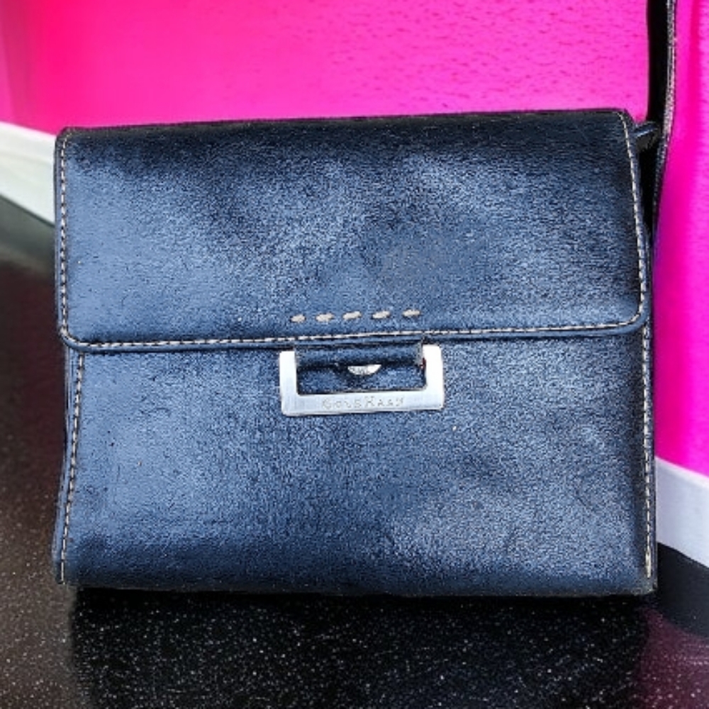 Cole Haan black leather wallet